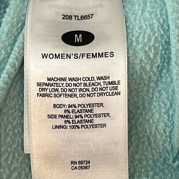 Columbia Titanium Fleece Jacket Full Zip Womens Size Medium Teal Brown Thumbhole - Picture 9 of 10